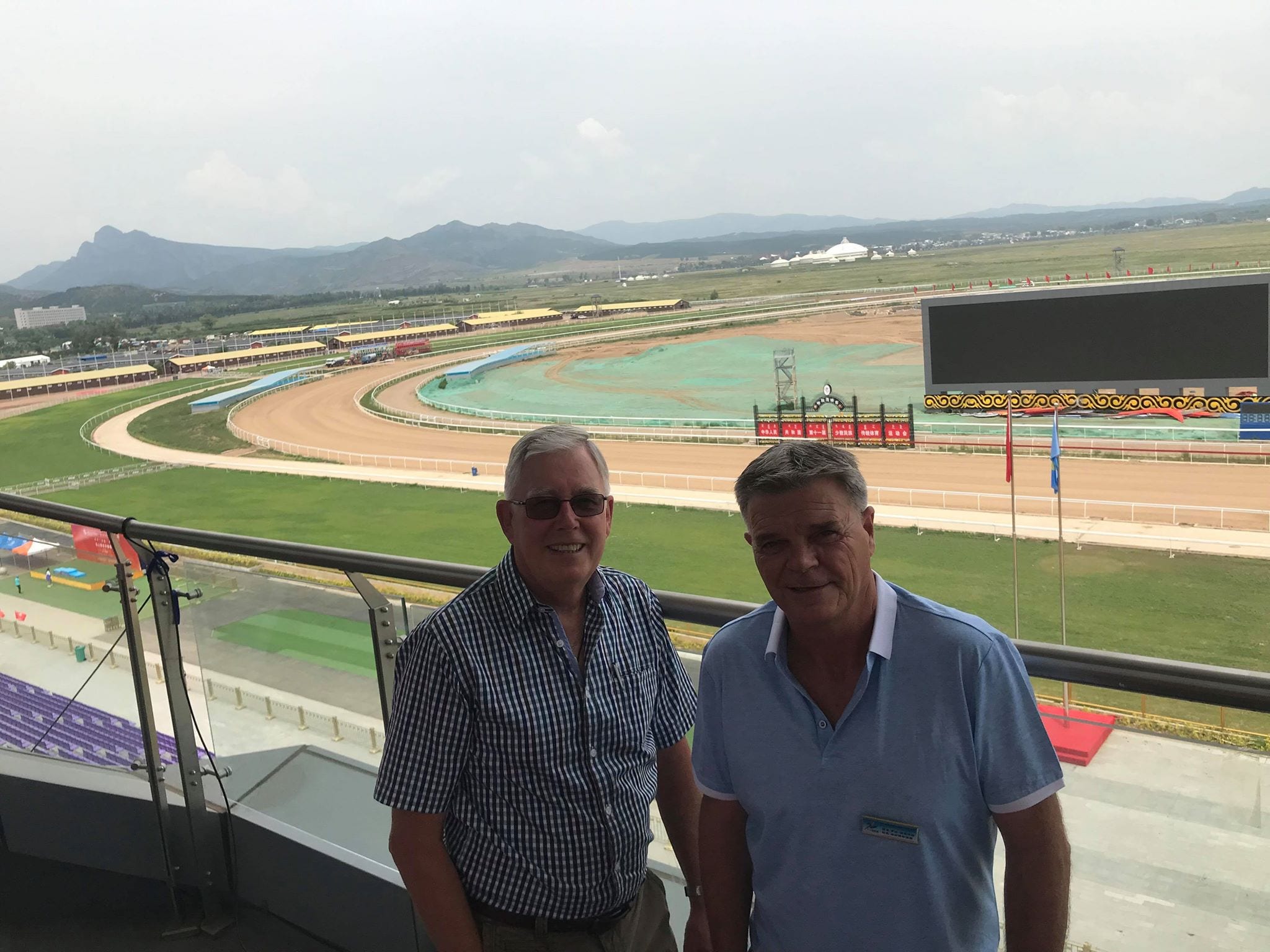Des_Friedrich_and_Robbie_Hewetson_at_Hohhot_July_15_2019 Des Friedrich and Robbie Hewetson