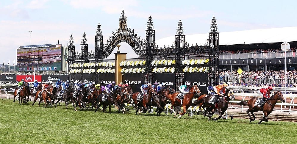 Melbourne Cup at Flemington Racecourse