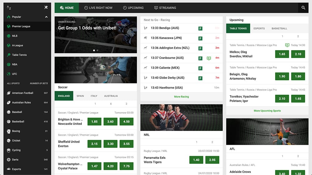 UNbet Sports Screenshot