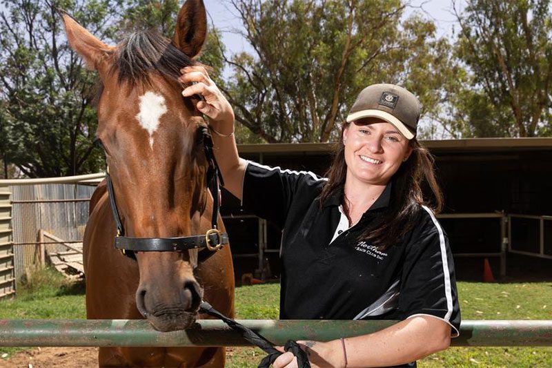 Alice Springs trainer Jess Gleeson