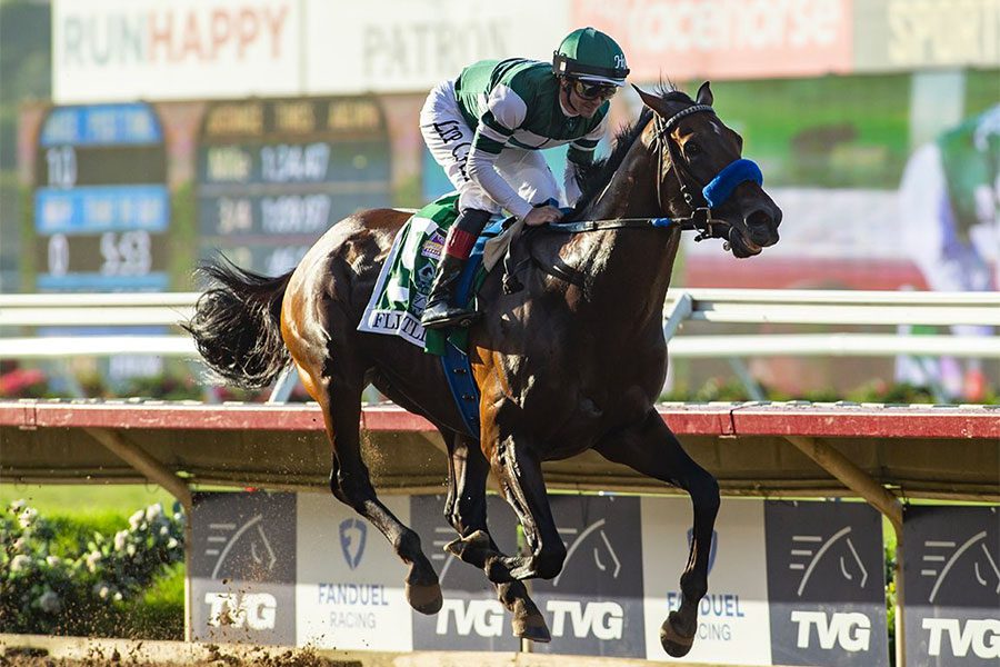 Flightline wins Pacific Classic Stakes