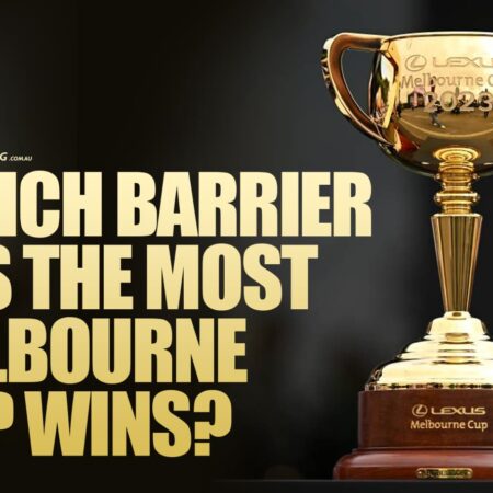 Which barrier has the most Melbourne Cup wins?